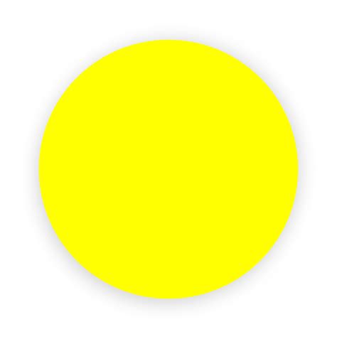 Amarillo Circulo Transparente Png Png