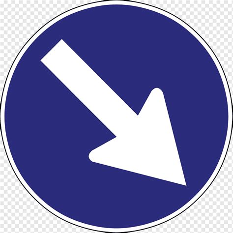 Traffic Sign Road Signs In Indonesia Senyal Road Blue Angle