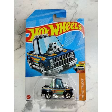 Jual K HOT WHEELS HOTWHEELS TOON D CHEVY SILVERADO BIRU TUA Shopee Indonesia