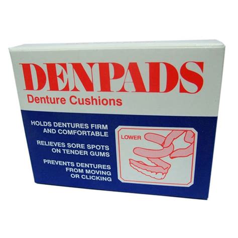 Denpads Lower Denture Cushions X 5 Chemist Direct