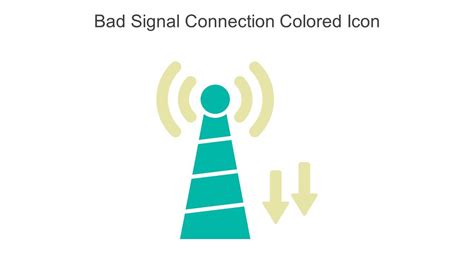 Bad Signal Connection Colored Icon In Powerpoint Pptx Png And Editable