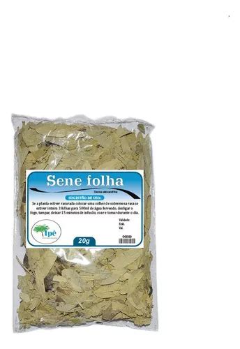 Chá De Sene senna Alexandrina Folha 20g MercadoLivre