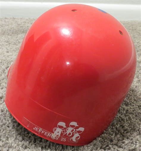 Gregg Jeffries Philadelphia Phillies Game Used Helmet 1995 EBay