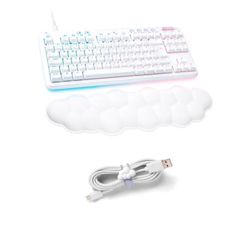 Kit Logitech G Aurora Collection Teclado G713 Tactile + Cabo USB e ...