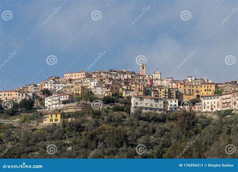 Perinaldo Ancient Village Liguria Region Italy Stock Image Image Of