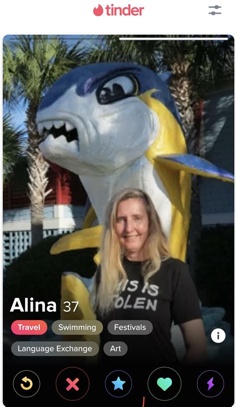 I alina towards the shark being > her age : r/Tinder