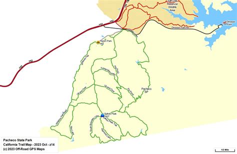Pacheco State Park - California Trail Map