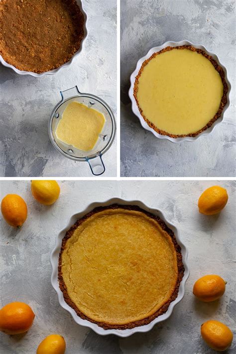 Meyer Lemon Pie with Whole Meyer Lemons - Champagne Tastes®