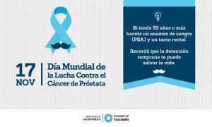 17 de noviembre Día Mundial del Cáncer de Próstata Ministerio de