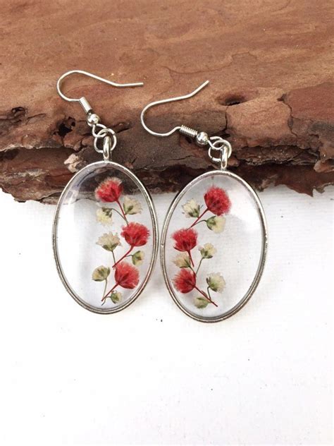 Diy Resin Earrings Flower Resin Jewelry Resin Jewelry Making Resin