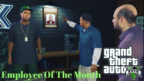 GTA V Franklin Got Employee Of The Month DAY 3 GAMEPLAY WITHOUT