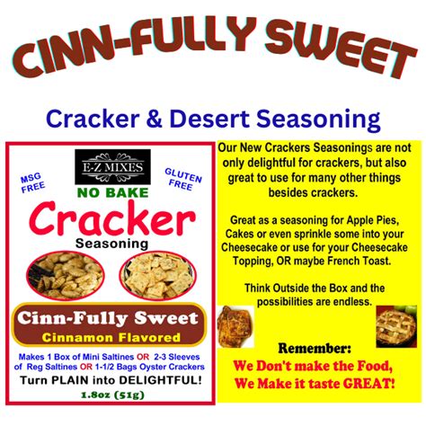 Cinn Fully Sweet Cracker Seasoning Simple Salsa Mix