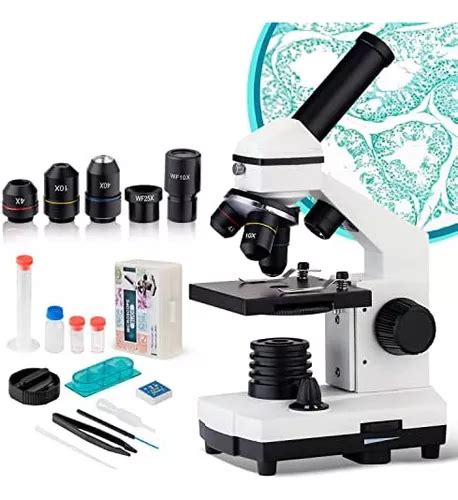 Microscopio Biológico Para Niños Estudiantes Y Adultos 250x MercadoLibre