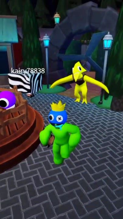 Green Blue With Yellow Jumpscare Rainbow Friends Chapter 2 Youtube