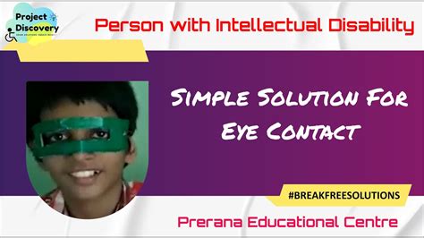 How To Improve Eye Contact Intellectual Disability Break Free