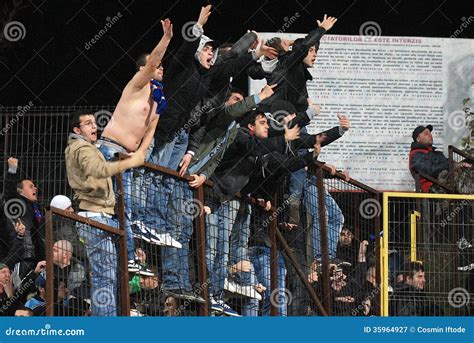 Football Hooligans In A Stadium Editorial Image | CartoonDealer.com ...