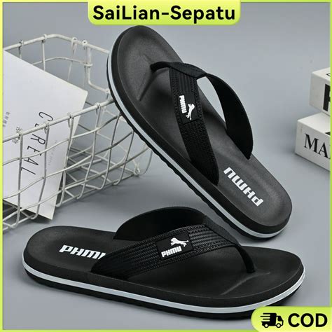 Jual COD Batasi Diskonsandal Karet Outdoor Sandal Pria Sandal Japit