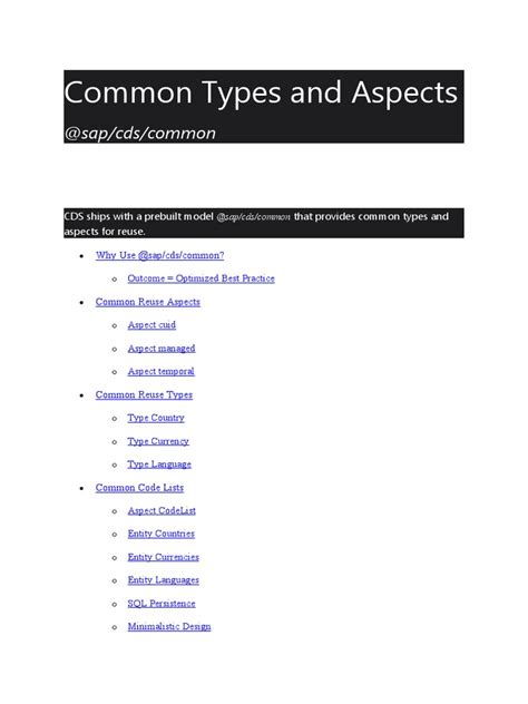 Common Data Type in CDS | PDF | Sql | String (Computer Science)