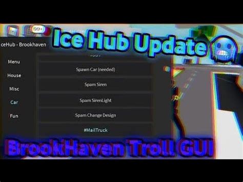 New Brookhaven Ice Hub V Op Troll Gui Arceus X Scripts