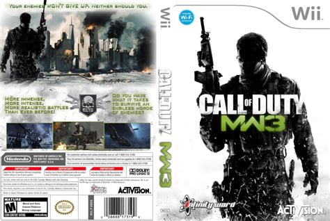 Call Of Duty Modern Warfare Pal Custom Wii Cover