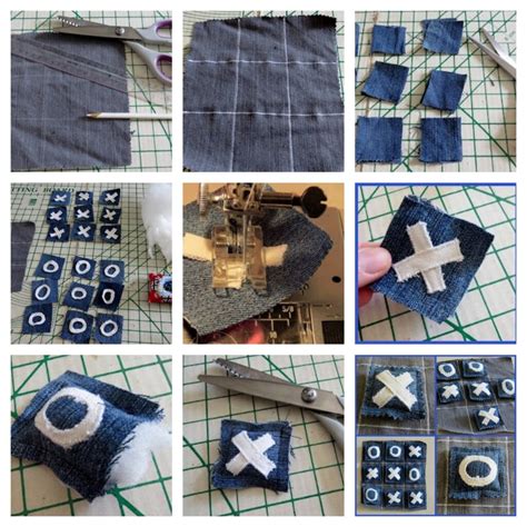 Tutorial Per Realizzare Il Gioco Del Tris Con Il Denim Riciclato