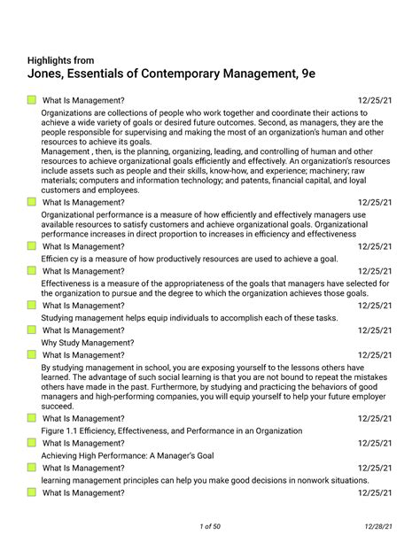 POM C1 4 5 6 Highlighted Highlights From Jones Essentials Of