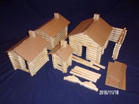 Handmade Lincoln Logs Extra Large 234 Piece Set Etsy