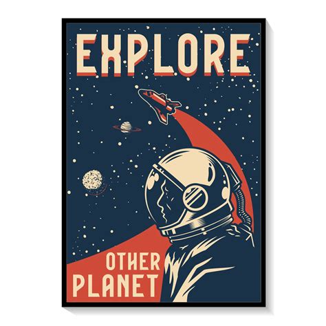 Explore Space Poster, Space Art: Buy Space Posters Online – Dessine Art