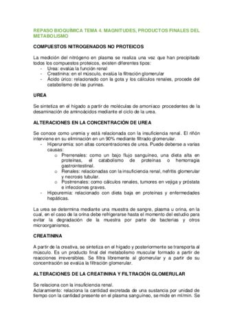 Repaso Tema 4 Bioquimica Pdf