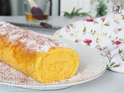 Brazo De Gitano Relleno De Crema El Cocinero Casero Postres