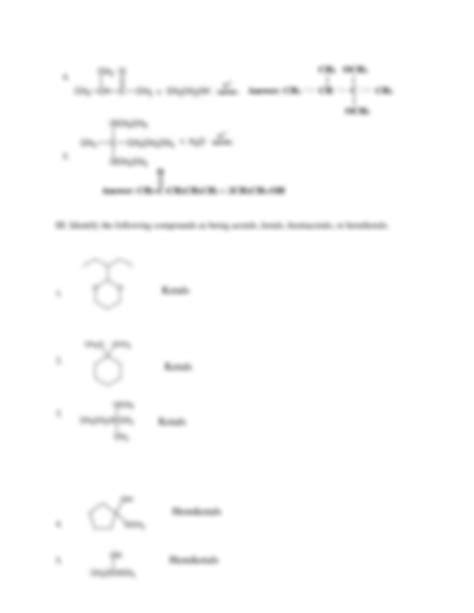 SOLUTION Organic Chemistry Aldehydes And Ketones Exercise Studypool