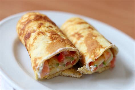 Omelette Wraps Recipe Loepsie