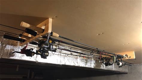 Fishing Rod Ceiling Rack Plans Shelly Lighting