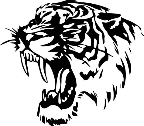 Tiger Svg Tiger Head Svg Animal Svg Zoo Svg Tiger Silhouette Wild Images