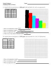 Justin Belcher Graphing Worksheet Doc Pdf Graph Worksheet Graphing