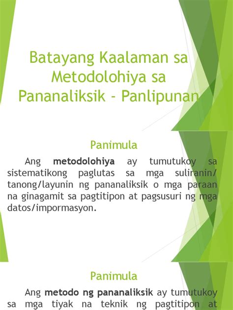 Metodo Ng Pananaliksik Pdf