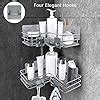 Amazon Nieifi Corner Shower Shelves Stainless Steel Adhesive