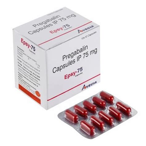 Pregabalin 75 Mg Capsule 10x10 At 400 Box In New Delhi ID 27402588512