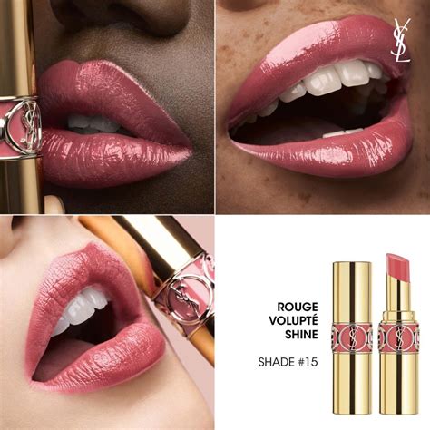 Yves Saint Laurent Rouge Volupté Shine 15 Corail Intuitive | lyko.com