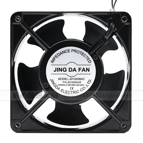 original double ball axial fan JD12038AC 220V 12cm 12038 AC cooling fan ...