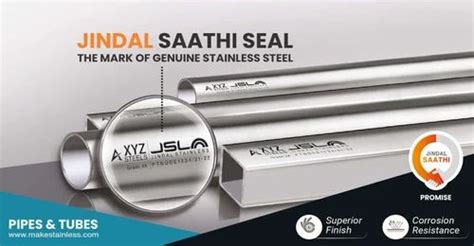 Jindal JSL Ss Pipes 202 304 JSL Size 1 2 Inch 3 Inch At 180 Kg