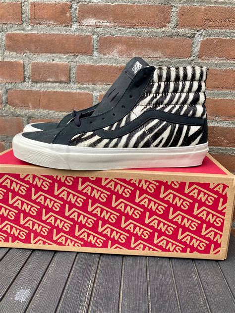 Vans Sk8 Hi Vault Zebra Anaheim 10 43 New In Box Ds Grailed