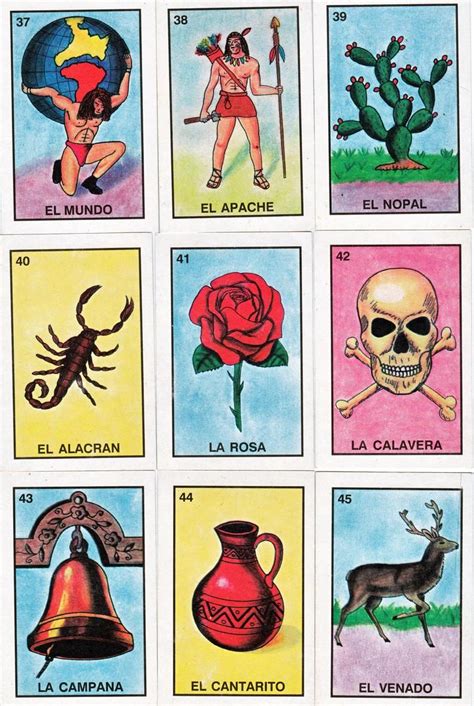 Loteria Mexican Bingo Cards Printable With Images Loteria Cards Hot