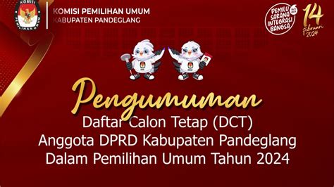 Foto Daftar Calon Tetap Anggota Dprd Kabupaten Pandeglang Pemilu