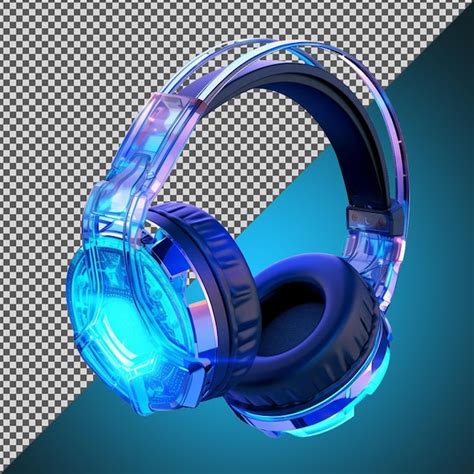 Premium PSD Png Psd Beautiful Gaming Headphones Isolated On A