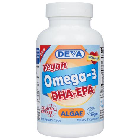 Deva Vegan Omega 3 Dha And Epa Delayed Release Shop Vegan