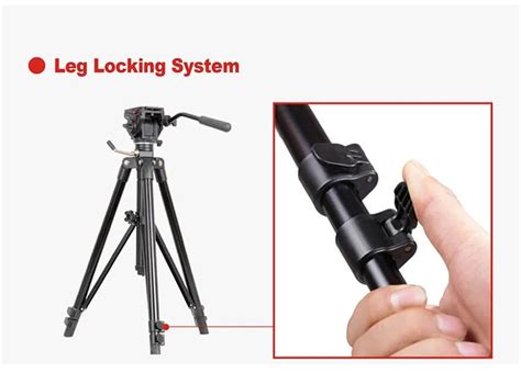 Kingjoy Vt High Quality Sections Heavy Duty Tripod Foto General