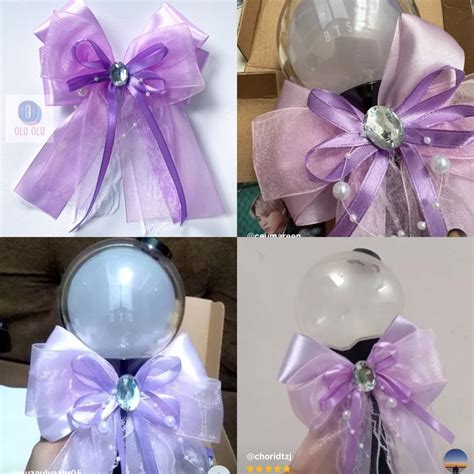 Jual Pita Lightstick Ribbon Lightstick Aespa Purple Ungu Aespa