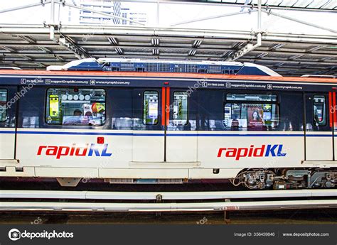 Kuala Lumpur Malaysia January 2020 Malaysia Light Rail Transit Lrt — Stock Editorial Photo ...