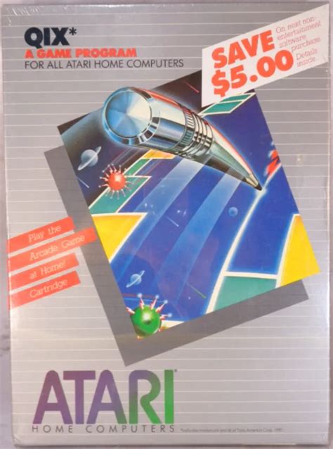 Atari 400800xlxe Qix Atarimuseumde